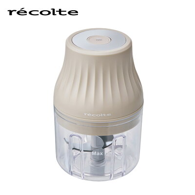 recolte コードレス薬味チョッパー クリームホワイト RCP-4(W)